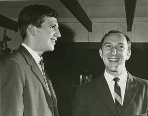 Edward R. Bilik with young man