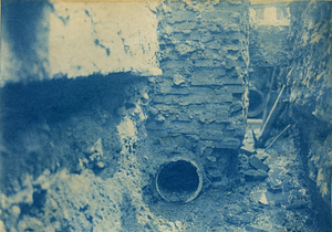 [Pipe in trench]