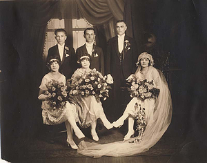 My grandparents on their wedding day : the Roaring Twenties