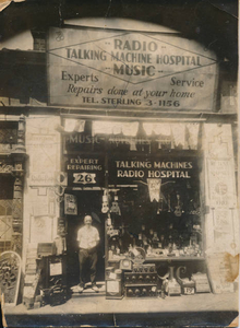 My grandpa's radio and talking machine hospital