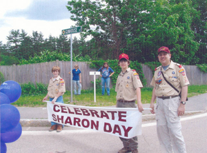 Troop 95 Sharon at Sharon Day Celebration