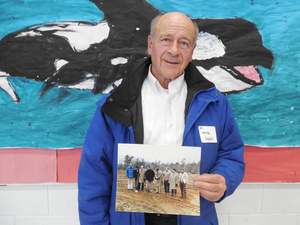 Werner Gossels at the Wayland Mass. Memories Road Show