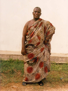 Father in traditional dress from Ghana