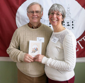 Deborah Kirk and Richard Kirk at the Spencer Mass. Memories Road Show