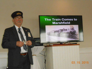 Railroad comes to Marshfield