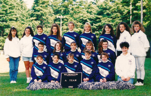 'A' team 1992 Pop Warner cheerleading