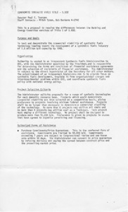 Draft of Compromise Synthetic Fuels Title - S. 932