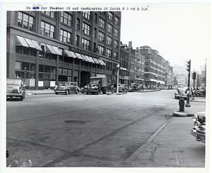 Corner of Thacher Street and Washington Street north