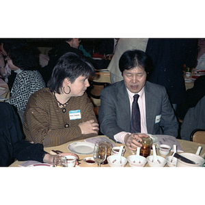 Guests attend the Chinese Progressive Association's celebration of the Lunar New Year