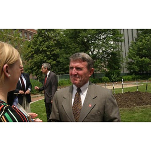 General Richard Neal at the Veterans Memorial groundbreaking