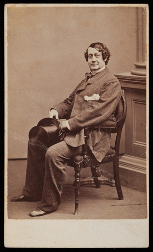 Studio portrait of Warren of Museum Fame, Boston, Mass., 1860-1861