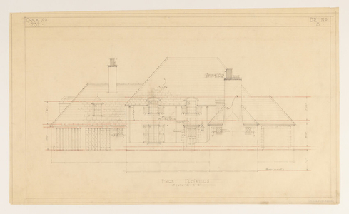 August Johnson Associates (builder) house, Newton, Mass.