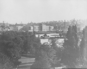 View of the Museum of Fine Arts from Fenway Studios, Boston, Mass., August 27, 1909