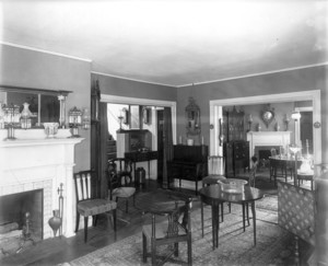 F.H. Bigelow House, 4 Channing St., Cambridge, Mass., Parlor..