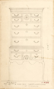 "A High Boy Chest of Drawers of Mahogany"