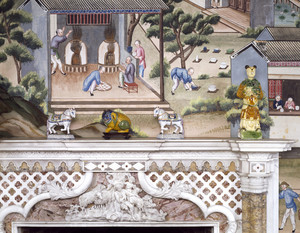 China Trade Room fireplace detail, Beauport, Sleeper-McCann House, Gloucester, Mass.
