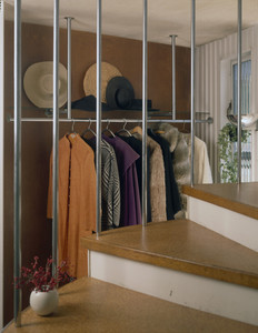 Coat closet in entry hall, Gropius House, Lincoln, Mass.