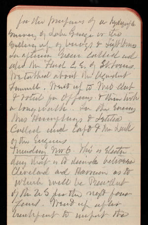Thomas Lincoln Casey Notebook, September 1888-November 1888, 87, for the purpose of a
