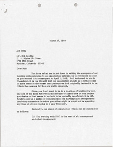 Letter from Mark H. McCormack to Bob Beattie