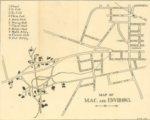 Map of M.A.C. and environs