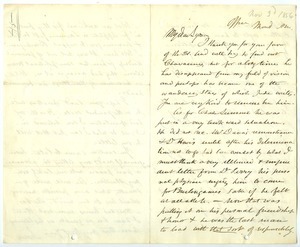 Letter from J. Peter Lesley to Joseph Lyman