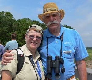 Irwin Schorr and Jeannette Bragger (Audubon Society volunteers), Wellfleet Bay Wildlife Sanctuary
