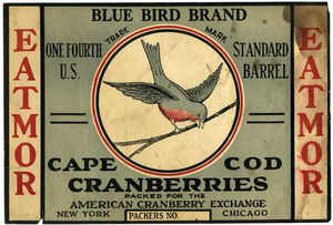 Eatmor Cape Cod Cranberries : Blue Bird Brand