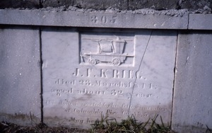 Cypress Grove Cemetery (New Orleans, La.): Krieg, J.F., 1844
