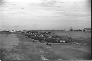 American aircraft on Tan Son Nhut airfield; Saigon.