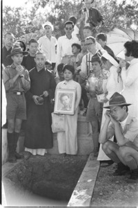 Buddhist burial of Saigon riot victim.