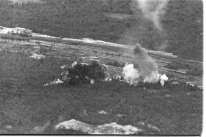 The airstrike against Boi Loi Woods.