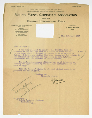 Letter from William M Jessop to Laurence L. Doggett (February 22, 1917)