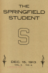 The Springfield Student (vol. 4, no. 3), December 15, 1913