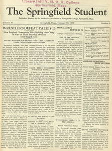The Springfield Student (vol. 11, no. 6), February 18, 1921