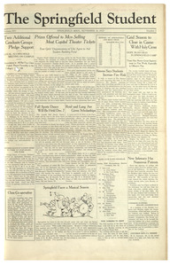 The Springfield Student (vol. 14, no. 07) November 16, 1923