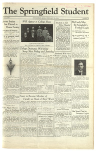 The Springfield Student (vol. 14, no. 19) February 29, 1924
