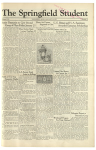 The Springfield Student (vol. 17, no. 12) January 14, 1927