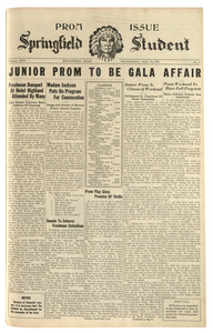 The Springfield Student (vol. 24, no. 06) May 10, 1933