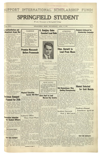 The Springfield Student (vol. 26, no. 02) April 17, 1935