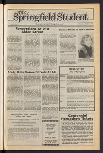 The Springfield Student (vol. 98, no. 4) Oct. 4, 1984