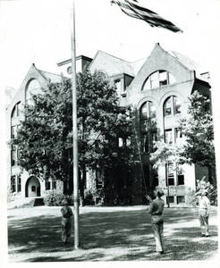 Administration Building Flag Raising
