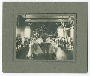 Thanksgiving at Woods Hall, 1905
