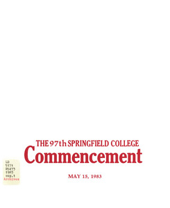 Commencement Program (1983)