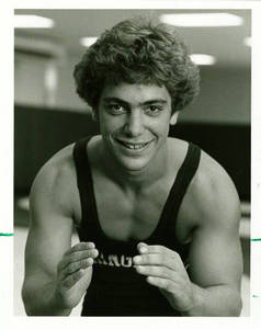 Craig Kosinski in wrestling stance (c. 1979-1984)