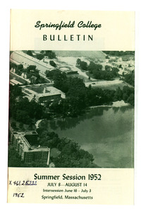 Summer School Catalog, 1952