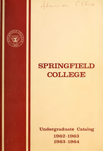 Springfield College Undergraduate Catalog 1962-1963, 1963-1964