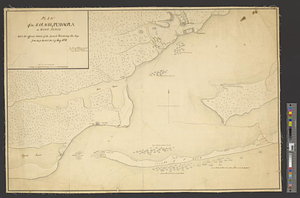Plan of the harbour of Pensacola in West Florida with the different stations of the Spanish fleet during the siege from the 9 March to the 8 of May 1781