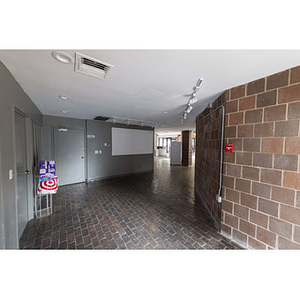 Harriet Tubman House ground-floor hallway in front of entrance vestibule on Massachusetts Avenue