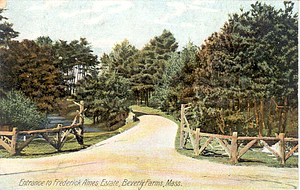 Entrance to Frederick Ames Estate, Beverly Farms, Mass.