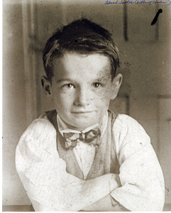 Edward Santos as a young child